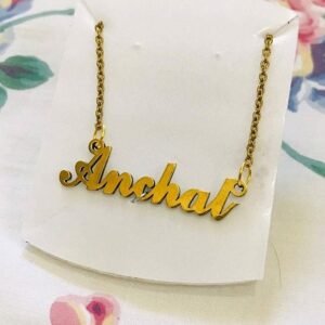 Customized Metal Necklace With Name - Necklace For Her - Gift For Her
