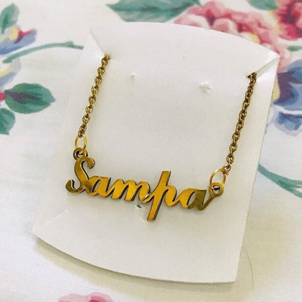 Customized Metal Necklace With Name - Necklace For Her - Gift For Her