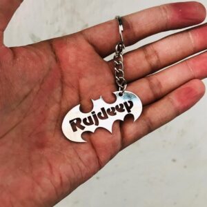 Customized Metal Keychain - Batman - Name Keychain - Personalized Gift - Batman Keychain
