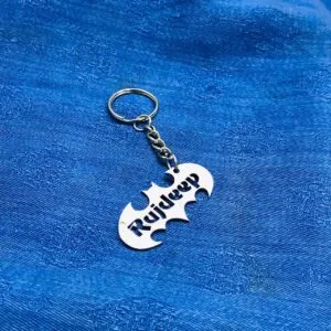 Customized Metal Keychain - Batman - Name Keychain - Personalized Gift - Batman Keychain