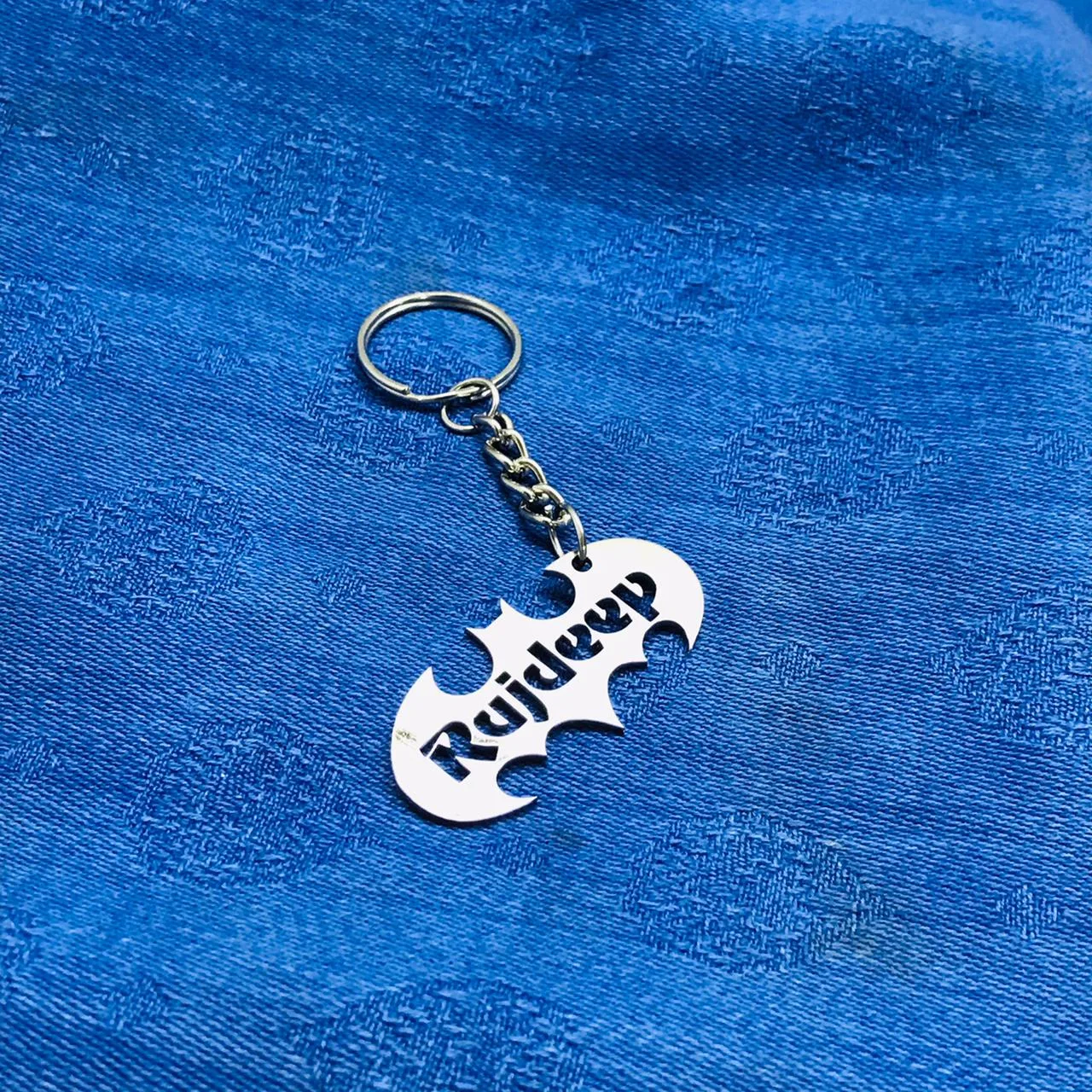 Customized Metal Keychain - Batman - Name Keychain - Personalized Gift - Batman Keychain