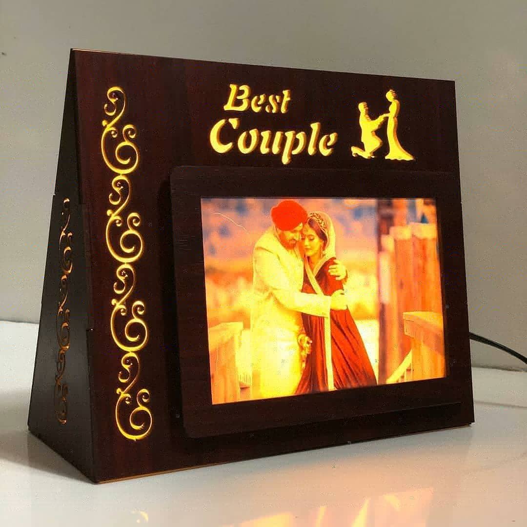 Personalized LED Lamp For Couple - Gifts For Couple - Name Lamp Table Top - Wedding  Gifts - Anniversary Gifts - Gifts For Couple - VivaGifts