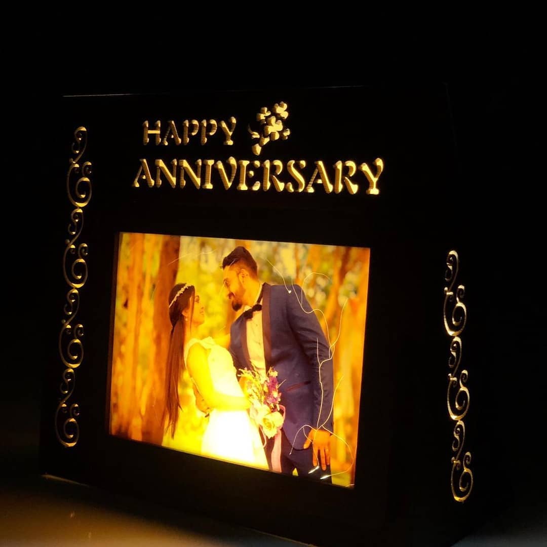 Personalized LED Lamp For Couple - Gifts For Couple - Name Lamp