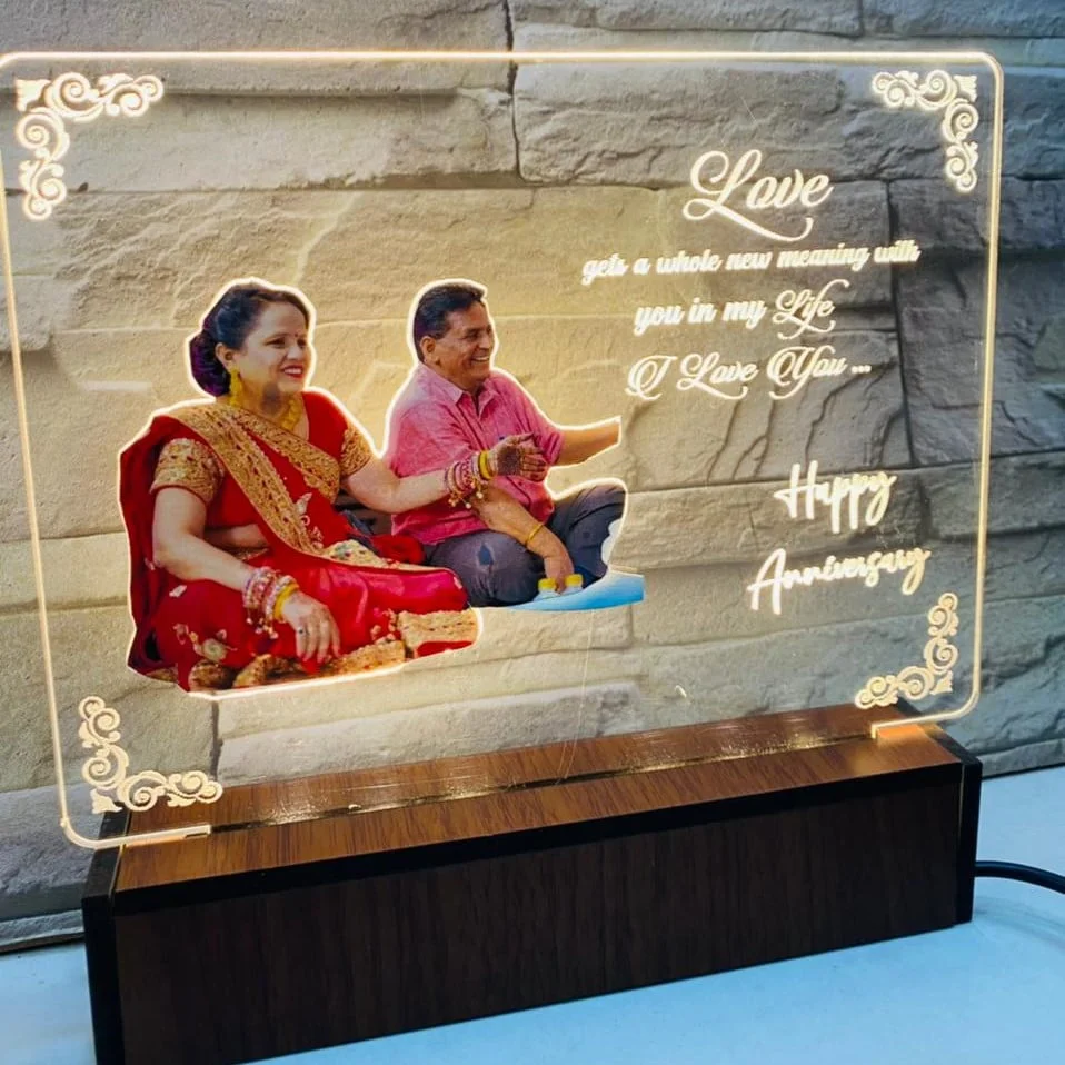LED Frame With Photo And Message - Table Top - Wedding Gifts - Birthday Gifts - Christmas Gifts LED Frame With Photo And Message - Table Top - Wedding Gifts - Birthday Gifts - Christmas Gifts