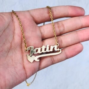 Customized Metal Necklace- Love - Customized Necklace - Name Necklace
