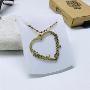 Customized Metal Necklace - Couple