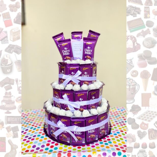 Dairy Milk Bouquet - 3 Layered