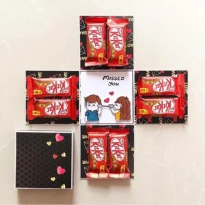 Cute Kitkat Explosion Box