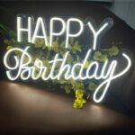 Happy Birthday Neon Sign - Neon Sign Board - Neon Sign