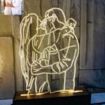 LED Photo Lamp - Customized Lamp - Photo Sketch - LED Sketch Table Top - Wedding Gifts - Birthday Gifts - Christmas Gifts
