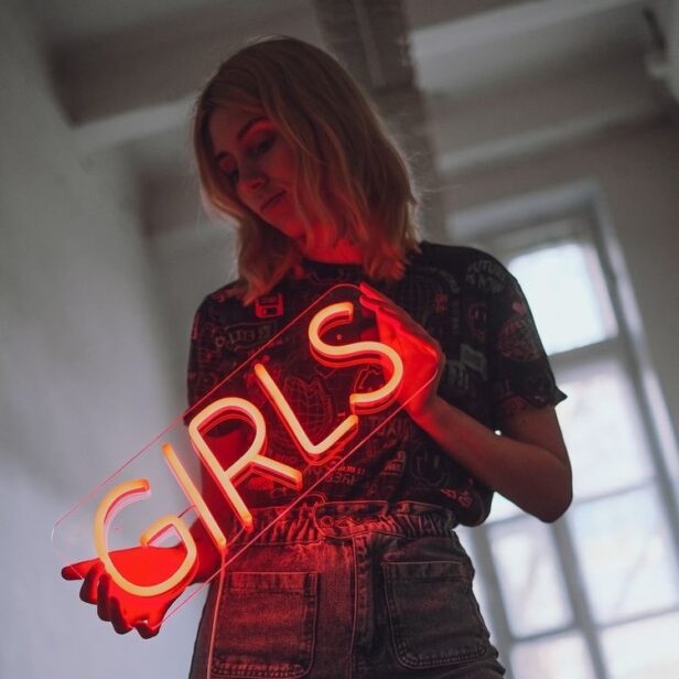 Girls Neon Sign - Neon Sign Board - Neon Sign
