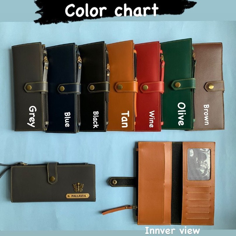 Buy BRIDE FASHION Perfect combo of long clutch wallet with small wallet for  women and girls(Brown+green) - N13 Online at Best Prices in India - JioMart.