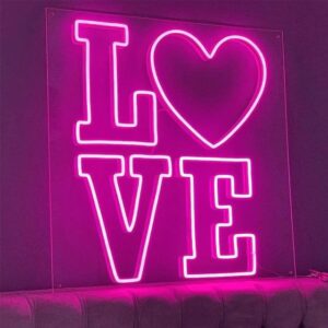 LOVE Neon Sign - Neon Sign Board - Neon Sign