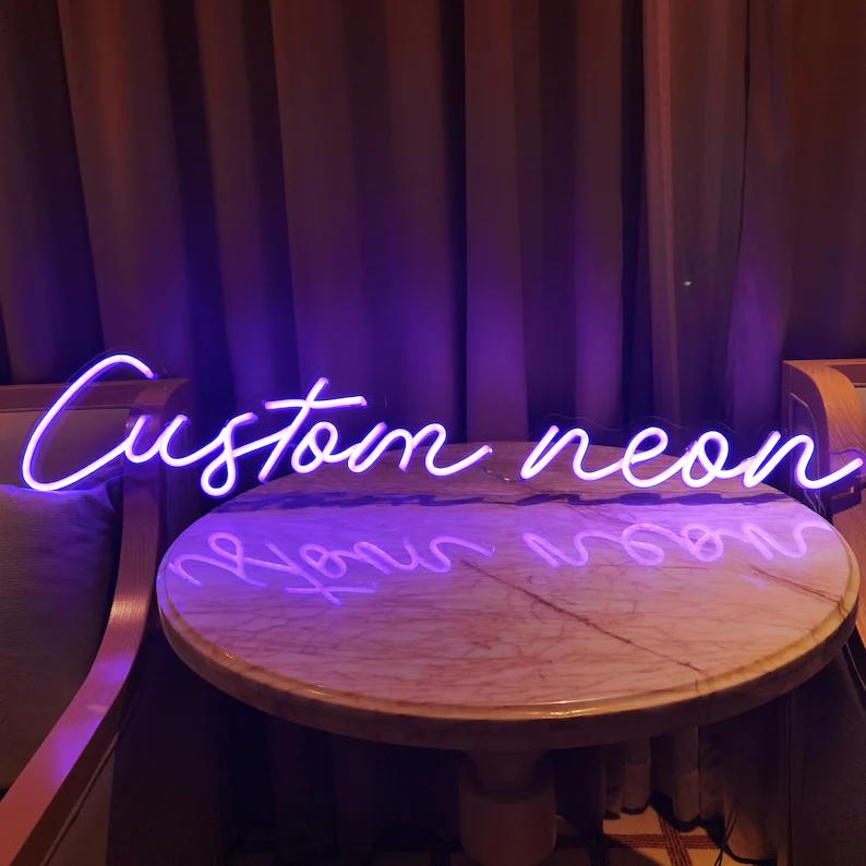 Personalised Neon Sign Name Wall, Custom Led Neon Signs, Neon Lights  Custom
