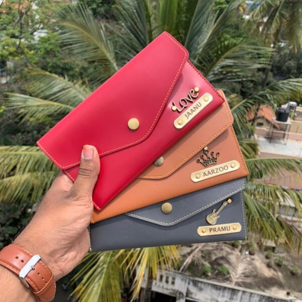 Buy Personalised Ladies Leather Purse With Card Holder, Zip Coin Pocket,  Personalized Women's Genuine Leather Wallet, Gift for Her, Gift for Mum  Online in India - Etsy