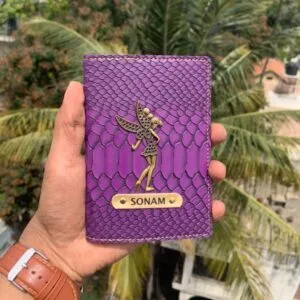 Personalized Passport Cover - Name Passport Cover - Croc Series - Gift For Traveller