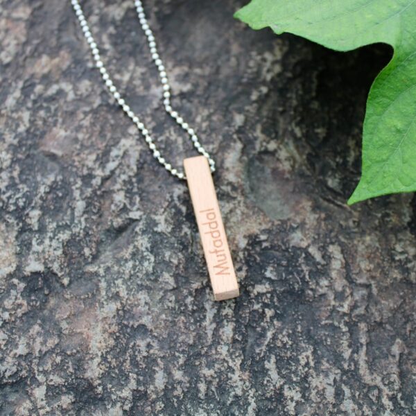 Personalized Unisex Laser Engraved Memory Bar Necklace - Customized Necklace  - Name Necklace - VivaGifts