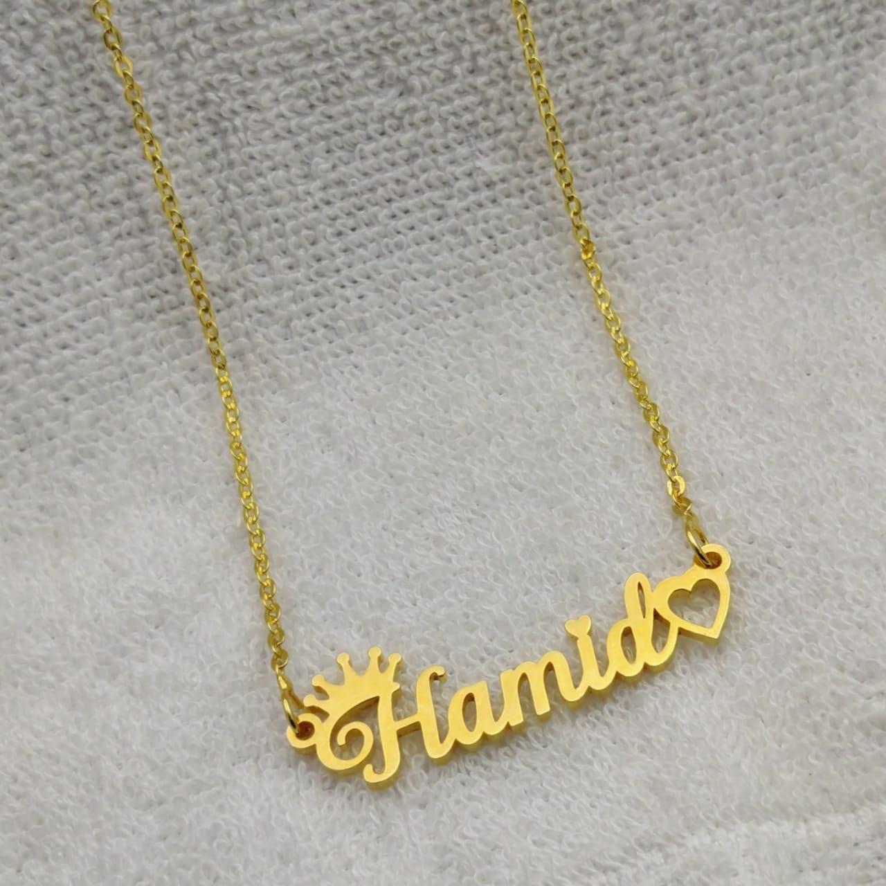 Customized Metal Necklace - Personalized Name Necklace ...