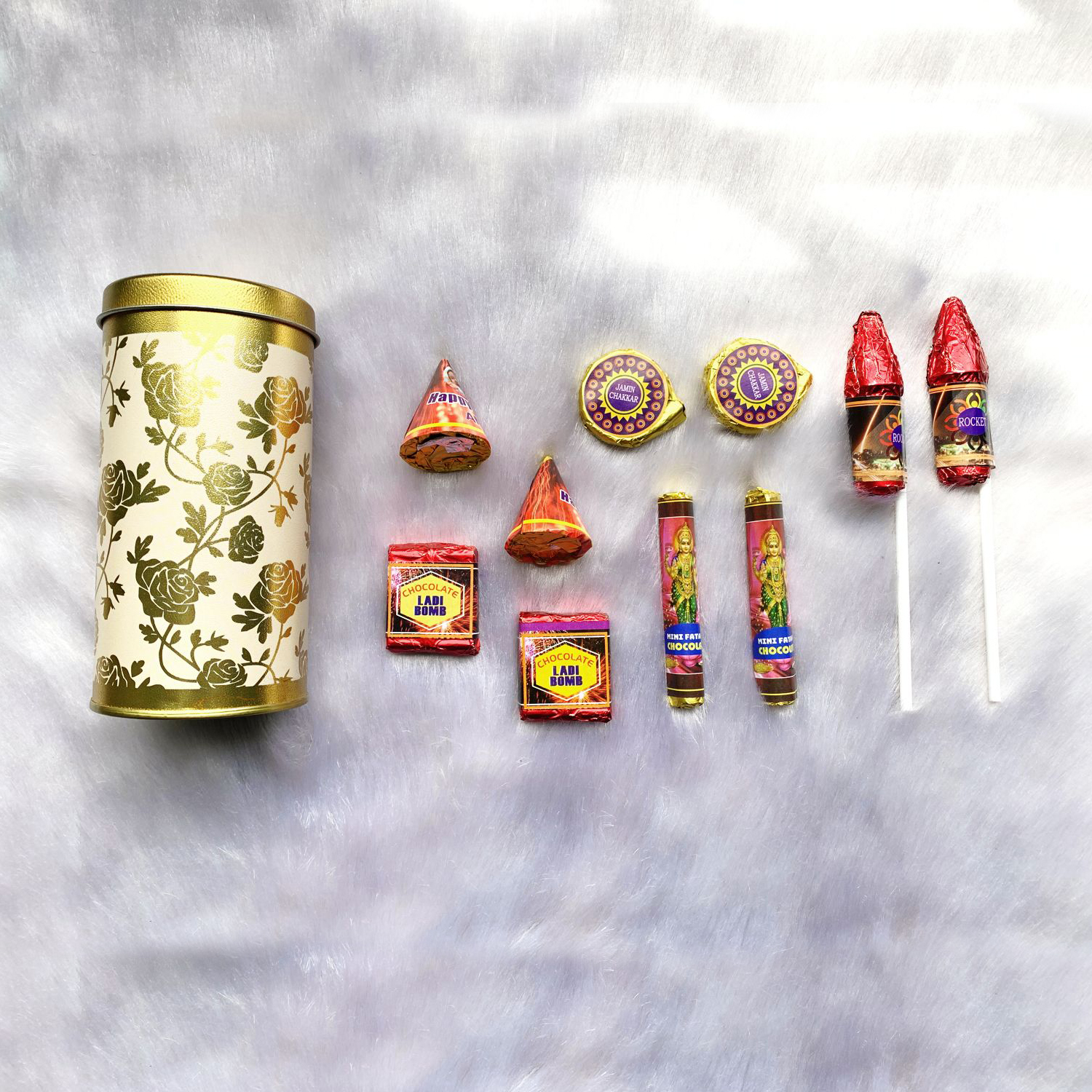 Diwali Cracker Shaped Chocolate - Diwali Chocolate - Diwali Gifts