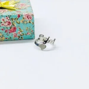 Personalized Lasercut Name Ring With Heart - Customized Ring - Name Ring