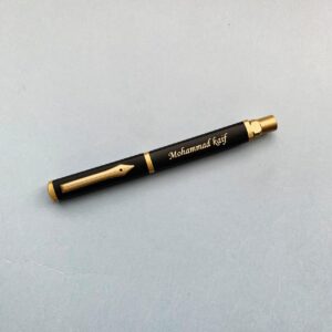Personalized Heavy Triangle Black Pen - Matt Finish - Name Pen - Customized Heavy Triangle Black Pen - Best Gift For Teachers Boss Employee Father