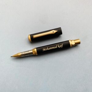 Personalized Heavy Triangle Black Pen - Matt Finish - Name Pen - Customized Heavy Triangle Black Pen - Best Gift For Teachers Boss Employee Father