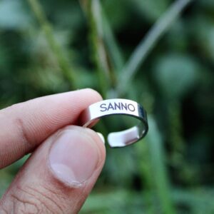 Personalized Name Engraved Ring – Gift For Boys - Customized Ring – Name Ring