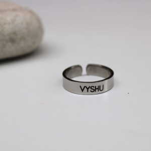 Personalized Name Engraved Ring – Gift For Boys - Customized Ring – Name Ring