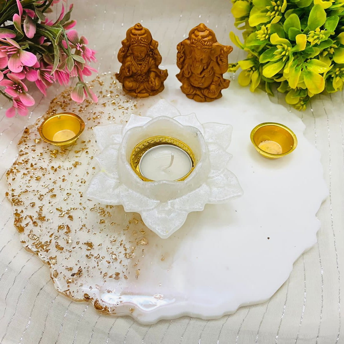 resin diyas