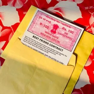 Friendship Agreement - Friendship Day Gift - Gift For Friend - Friendship Contract