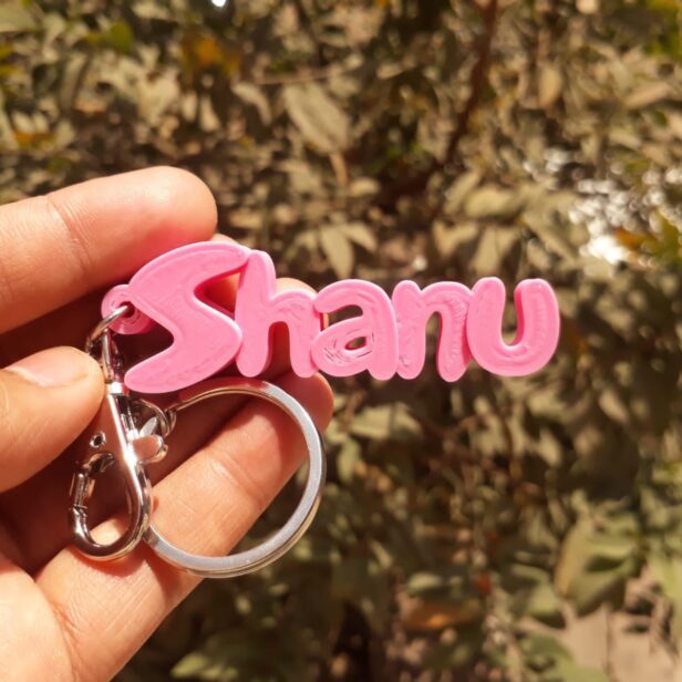 Personalised Keyring - Personalized Keychain - 3D Printed Keychain - Name Keychain