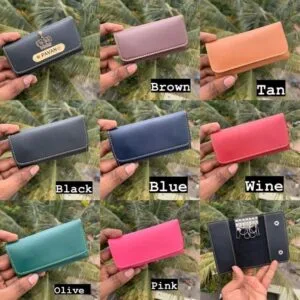 Personalized Key Holder - Travel Accessories - Key Organizer - Leather Key Holder - Pocket Key Holder - Wallet Key Chain - Keychain Pouch (1)