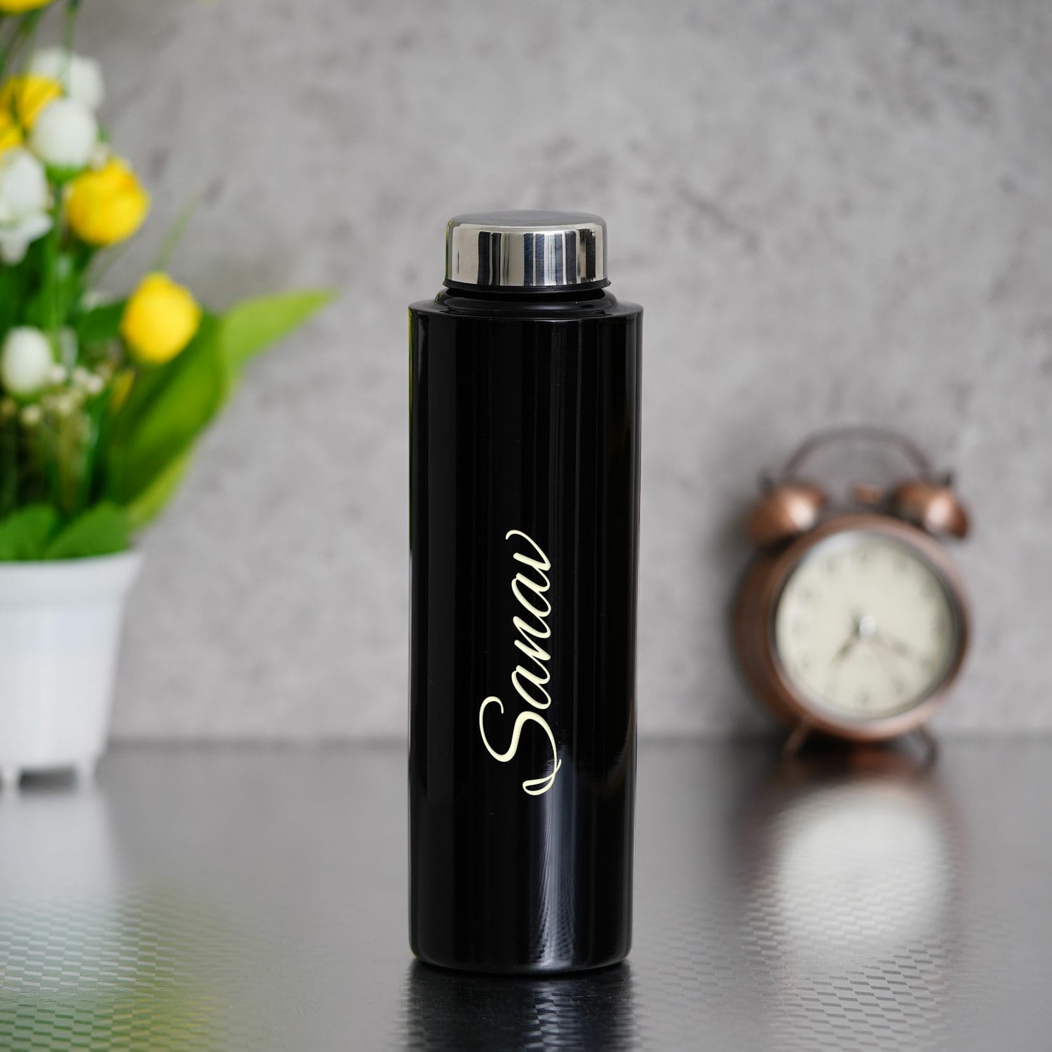 Personalized Steel Bottle - 900ML - Name Bottle - Classic Steel Bottle - Customized Bottle - Corporate Gifts