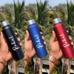 Personalized Steel Bottle With Name - 500ML - Name Bottle - Customized Name Water Bottle - Corporate Gifts