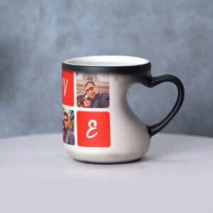Heart Magic Mug - Magical Mug - Photo Mug - Personalized Birthday Gifts For Love
