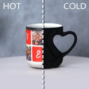 Heart Magic Mug - Magical Mug - Photo Mug - Personalized Birthday Gifts For Love