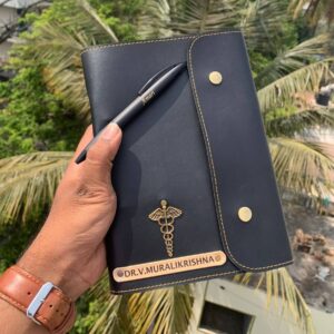 Personalized Diary With Pen & Cover - Father's Day Gifts - Corporate Gifts - Gifts For Dad - Gifts For Employee