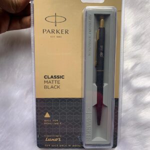 Original Parker Pen With Name Engraved - Classic Matte - Best Gift For Your Teacher Student Colleagues Father Mother Brother Sister Customized Name Engraved