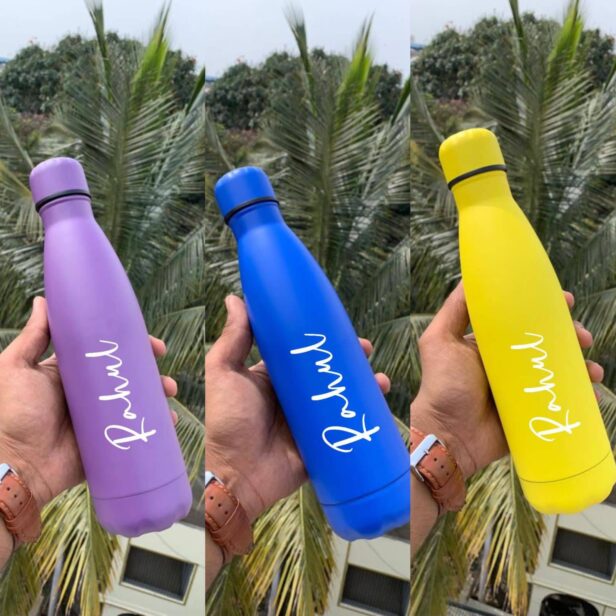 Personalized Bottle Flask - Hot And Cold Bottle - Name Bottle - Corporate Gifts