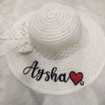 Personalised Beach Hat - Personalized Hat - Custom Hat - Personalized Sun Hats - Name Hats For Girl