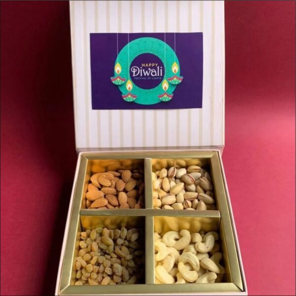Premium Photo | A gift box with nuts, dried fruits and honey. wooden box  with food