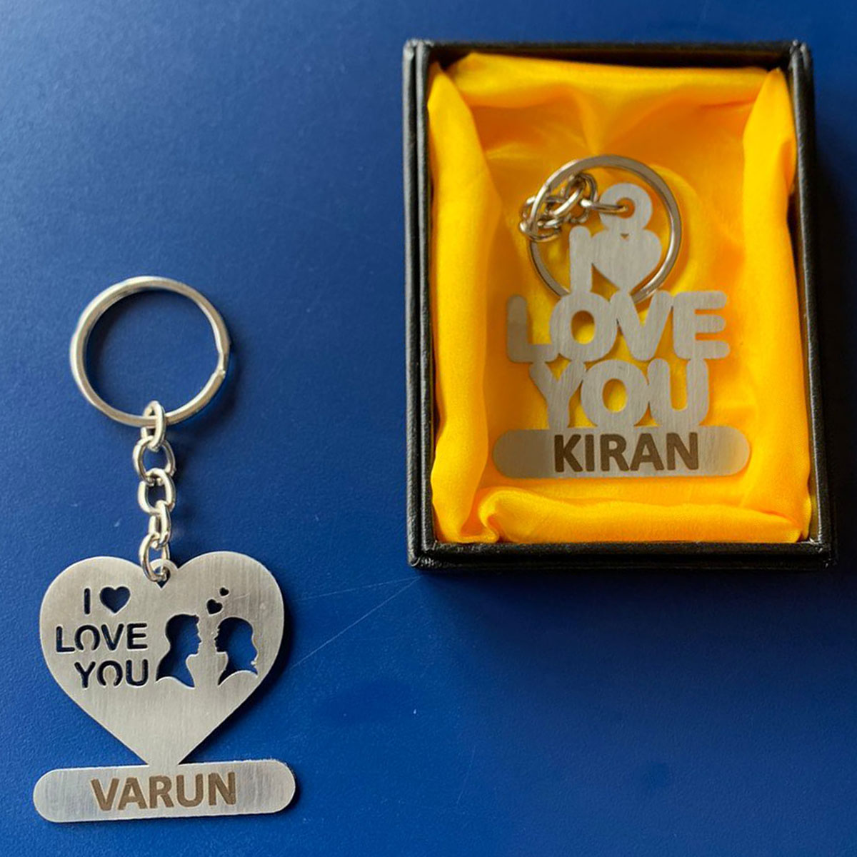 QR Code Love Secret Code Keychain - Personalized Keychain