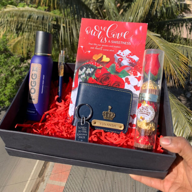 Box Of Love Hamper For Boyfriend - Valentine Day Gift For Him - Premium Valentine's Day Gifts