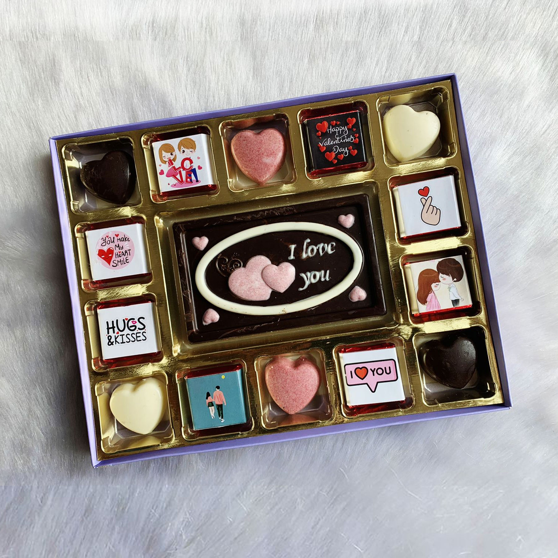 Buy Midiron Valentine's Day Gift for Girls and Women | Chocolate Gift for  Valentine's Day |Handmade Chocolate Gift Combo for Valentine's Day,  Birthday, Anniversary | Chocolate Basket with Artificial Rose and Greeting