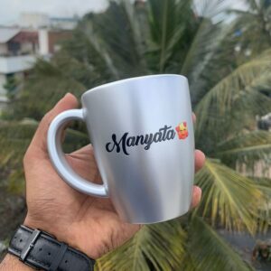 Premium Bistro Mug - Personalized Coffee Mug - Unbreakable Mug With Name - Personalized Coffee Mug