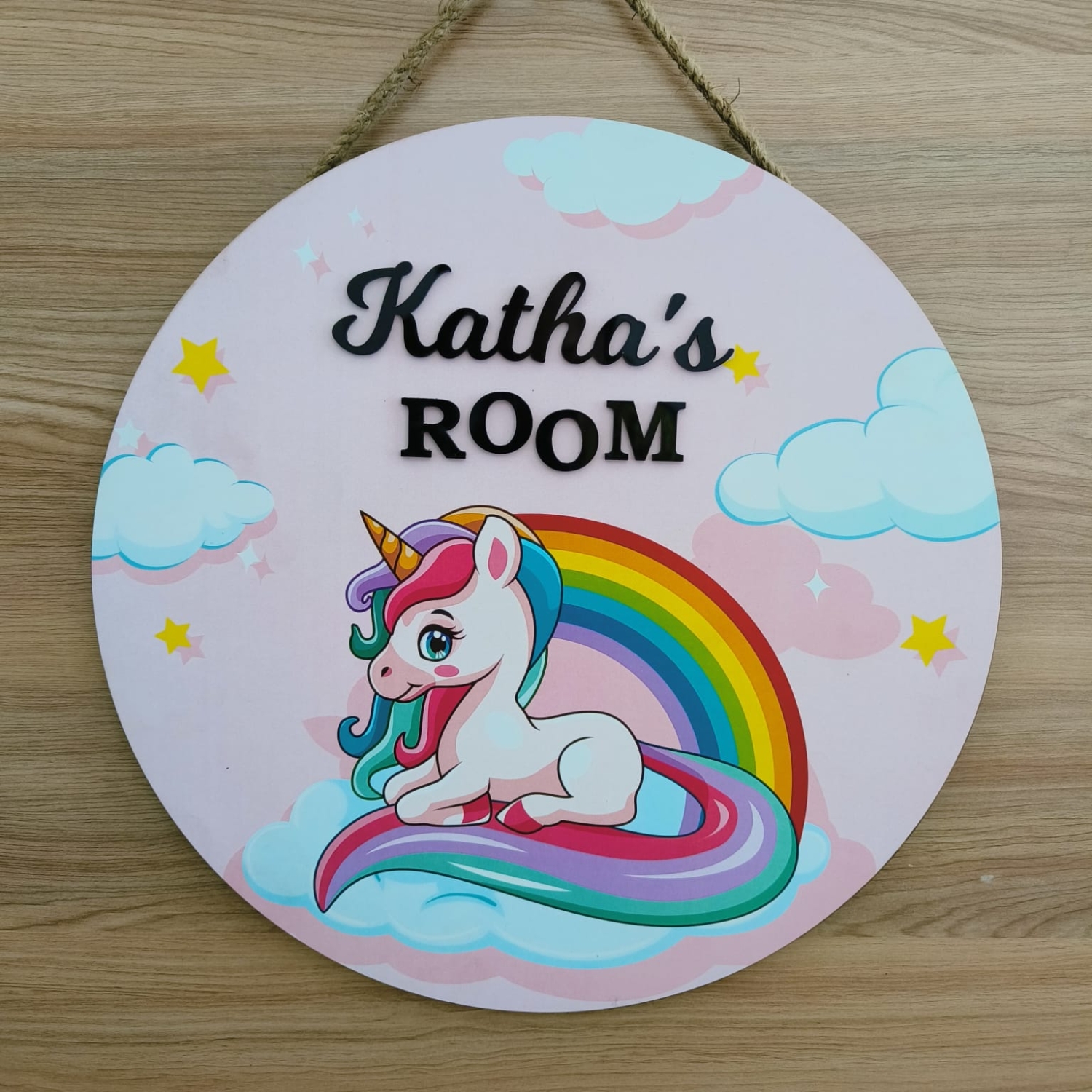 Kids room plate