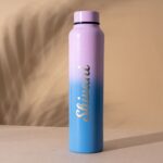 The personalized dual-tone stainless steel bottle combines functionality and style with a unique touch. Made from premium stainless steel, this bottle offers exceptional durability and resistance to rust and corrosion.