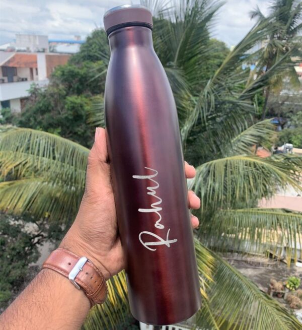 Milton Thermosteel Bottle - Personalized Metal Bottle - 550ML - Name Bottle  - Customized Bottle - Corporate Gifts - VivaGifts