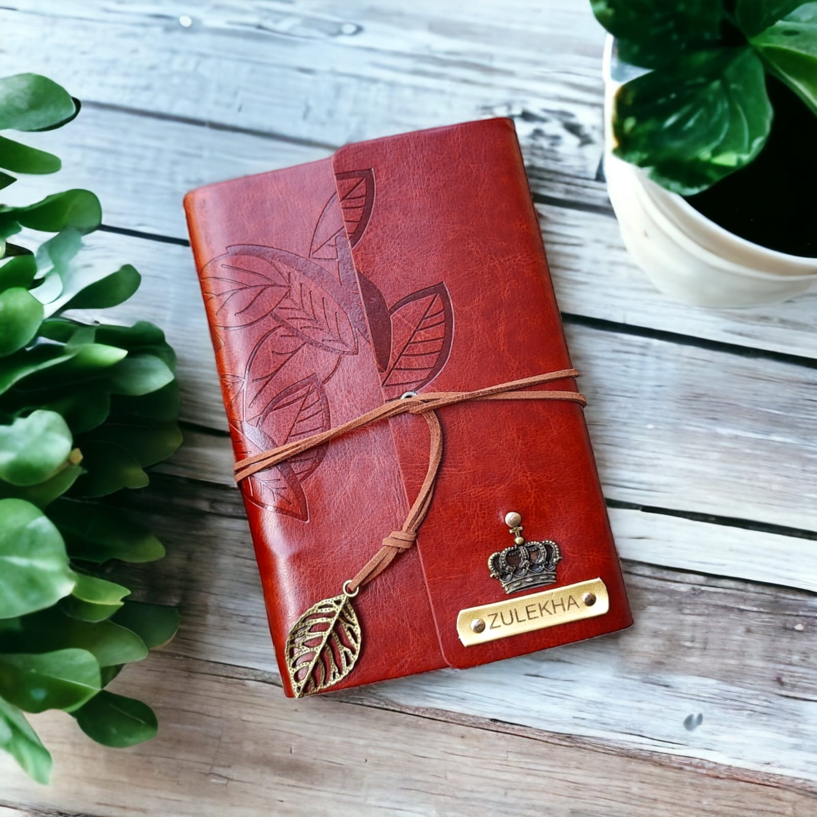 A4 A5 Business Leather Notebook Writing Notepad Stationery Birthday Gift  Hard Cover Diary Journal Panner With Blank Inner Paper