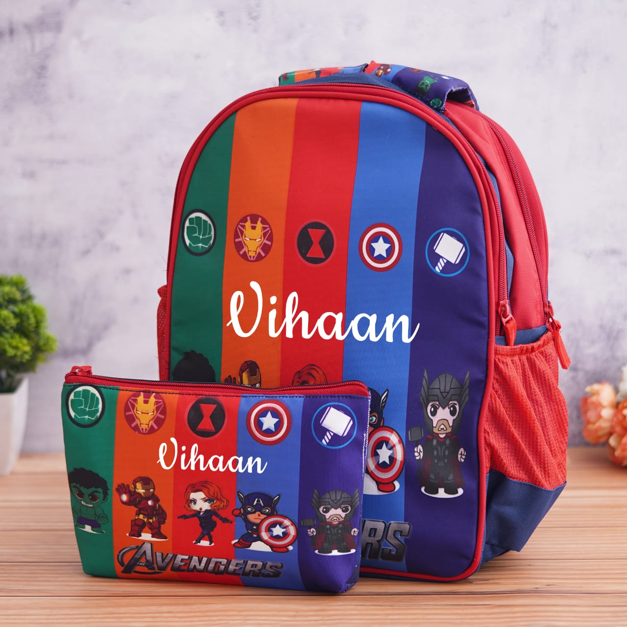 Spider School Bag for Kids Backpack for Children Primary Class Bags Stylish  12Yrs Red